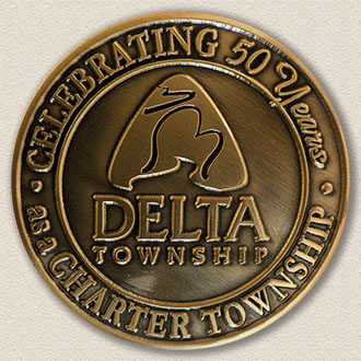 Custom Township Coin Medallion – Anniversary Design #2001