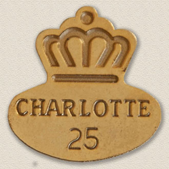 City of Charlotte Years of Service Lapel Pin #3003