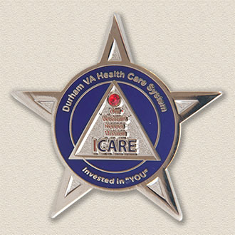 Custom Healthcare Pin – Star Design #5027