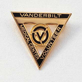 Custom Volunteer Lapel Pin – Triangle Design #558