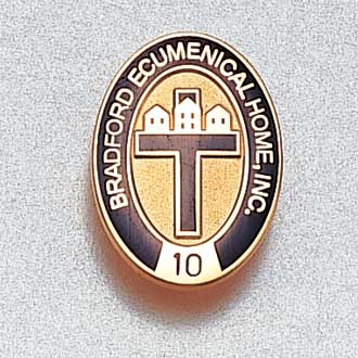 Custom Assisted Living Lapel Pin – Cross Design #630