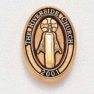 Custom Pastoral/Spiritual Care Lapel Pin – Church Design #848