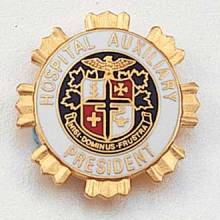 Hospital Auxiliary President Lapel Pin #211