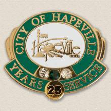 City of Hapeville years service Lapel Pin #3011