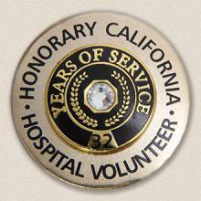 Custom Brooch – Honorary Volunteer Design #5006