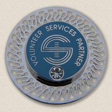 Custom Brooch – Volunteer Services Partner Design #5023