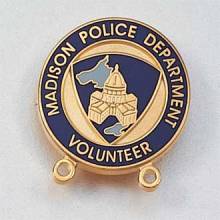 Custom Volunteer Lapel Pin #556