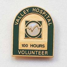 Custom Volunteer Lapel Pin – Arch Design #565