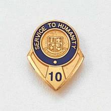 Stock Years of Service Lapel Pin – AHA Logo Design #600