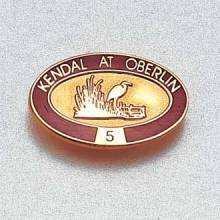 Custom Assisted Living Lapel Pin – Heron Design #4005