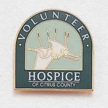 Custom Hospice Lapel Pin – Heron Design #965