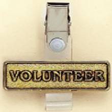 Stock ID Badge Holder – Volunteer Design #B-1