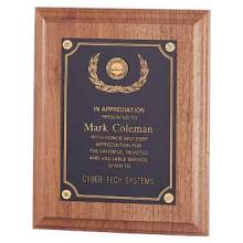 Custom Plaque – Walnut Design #P-101