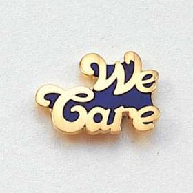 Stock We Care Lapel Pin – Letters Design #135