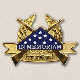 In Memorium Honor Guard Lapel Pin #2005