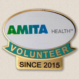 Custom Volunteer Pin – Since Design #5014