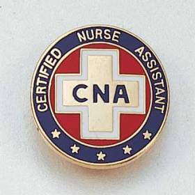 Stock Nursing Lapel Pin – Cross Design #880