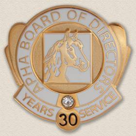 Custom Board Member Pin – Horse Design #9030