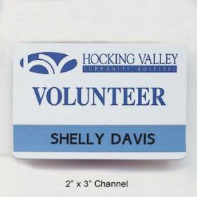 Custom Name Badge with Slot #C-3