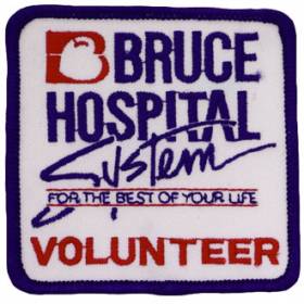 Custom Volunteer Embroidered Patch – Hospital Design #CE-35