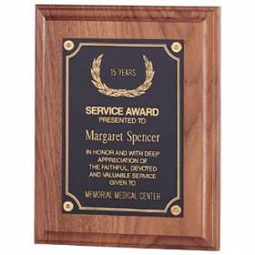 Custom Plaque – Walnut Design #P-100